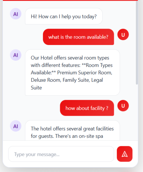 hotel ai chat